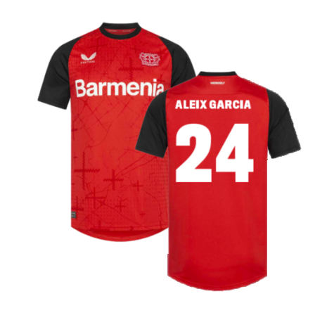 2024-2025 Bayer Leverkusen Home Shirt (Aleix Garcia 24)