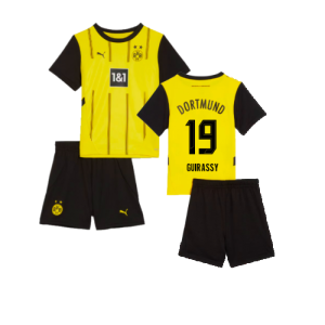 2024-2025 Borussia Dortmund Home Mini Kit (Guirassy 19)