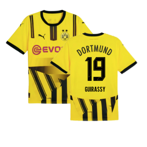 2024-2025 Borussia Dortmund Cup Shirt (Guirassy 19)