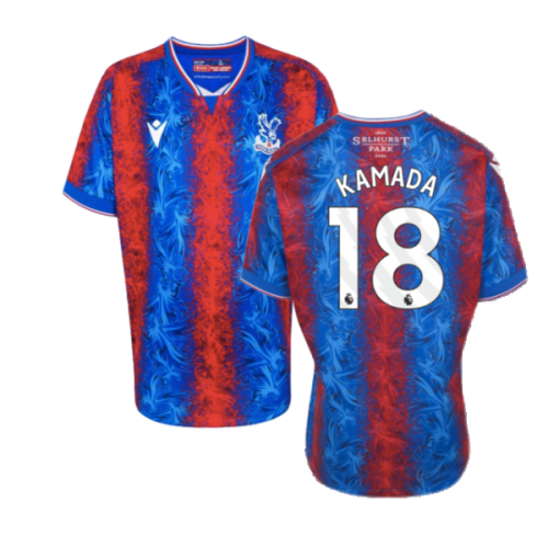 2024-2025 Crystal Palace Home Shirt (Kids) (Kamada 18)