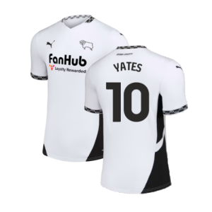 2024-2025 Derby County Home Shirt (Yates 10)