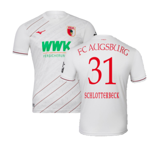 2024-2025 FC Augsburg Home Shirt (Schlotterbeck 31)