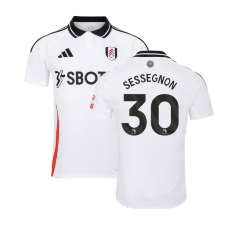 2024-2025 Fulham Home Shirt (Sessegnon 30)