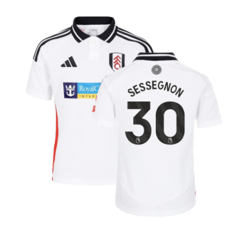 2024-2025 Fulham Home Shirt (Kids) (Sessegnon 30)