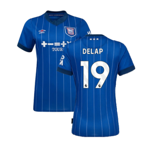 2024-2025 Ipswich Home Shirt (Womens) (Delap 19)