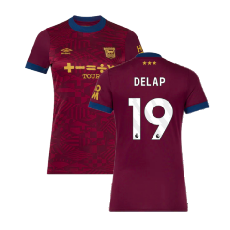 2024-2025 Ipswich Away Shirt (Womens) (Delap 19)