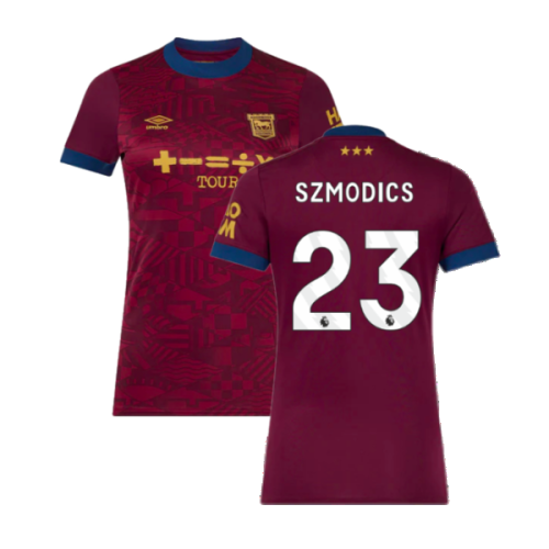 2024-2025 Ipswich Away Shirt (Womens) (Szmodics 23)