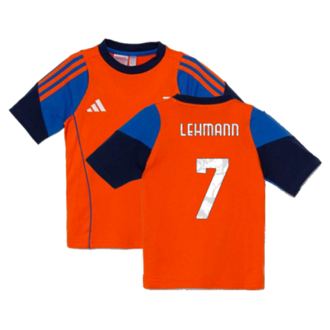 2024-2025 Juventus Training Tee (Orange) - Kids (Lehmann 7)