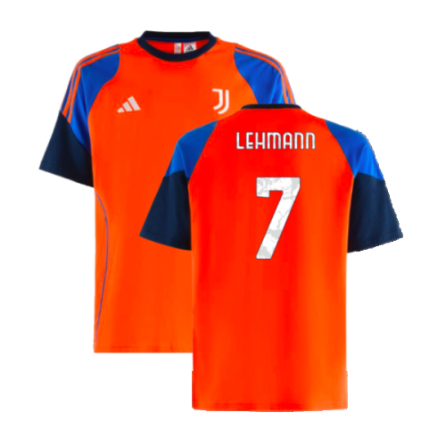 2024-2025 Juventus Training Tee (Orange) (Lehmann 7)