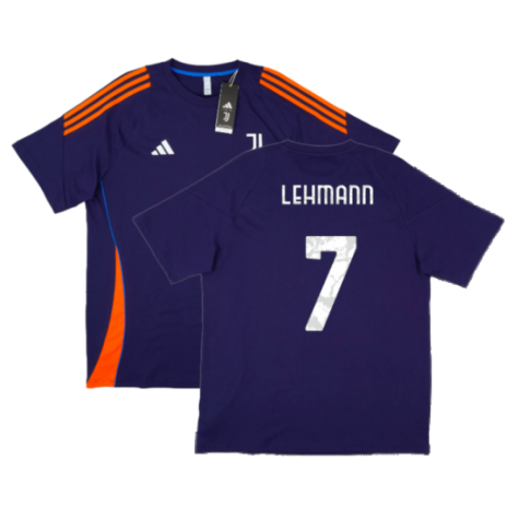 2024-2025 Juventus Training Tee (Navy) (Lehmann 7)