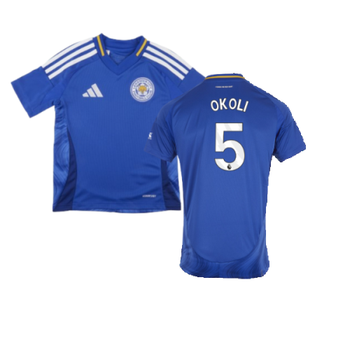 2024-2025 Leicester City Home Shirt (Kids) (Okoli 5)