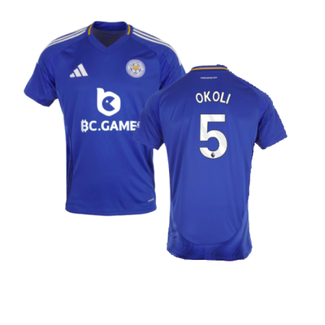 2024-2025 Leicester City Home Shirt (Okoli 5)