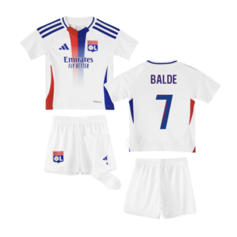 2024-2025 Olympique Lyon Home Mini Kit (Balde 7)