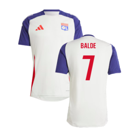 2024-2025 Olympique Lyon Training Jersey (White Tint) (Balde 7)