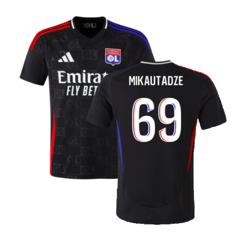 2024-2025 Olympique Lyon Away Shirt (Mikautadze 69)