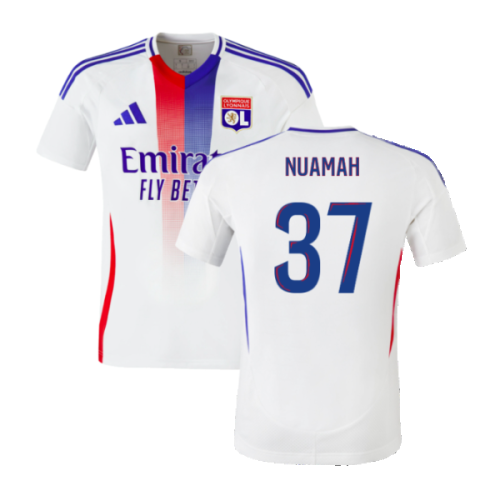 2024-2025 Olympique Lyon Home Shirt (Nuamah 37)