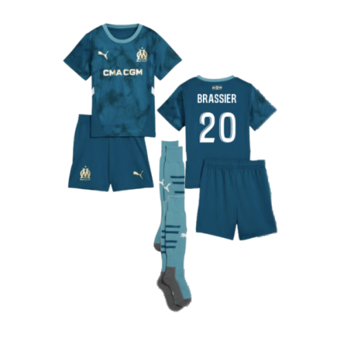 2024-2025 Marseille Away Mini Kit (Brassier 20)