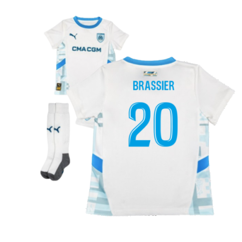 2024-2025 Marseille Home Mini Kit (Brassier 20)