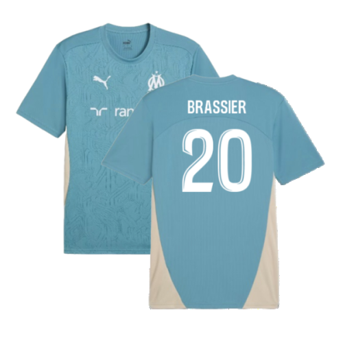 2024-2025 Marseille Training Shirt (Bold Blue) (Brassier 20)