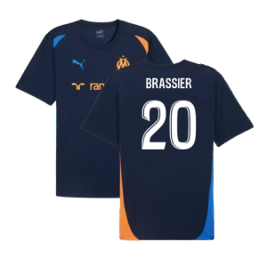 2024-2025 Marseille Training Shirt (Club Navy) (Brassier 20)