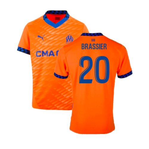 2024-2025 Marseille Third Shirt (Kids) (Brassier 20)