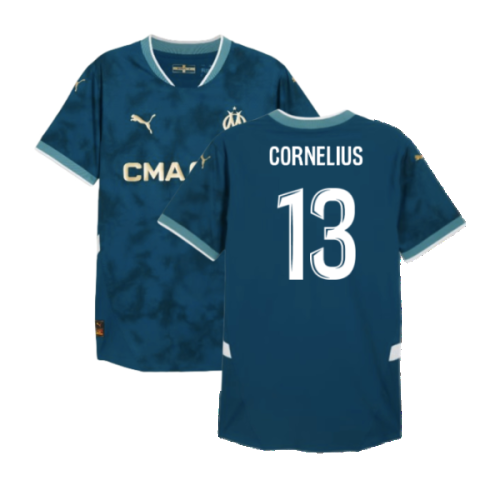 2024-2025 Marseille Away Authentic Shirt (Cornelius 13)