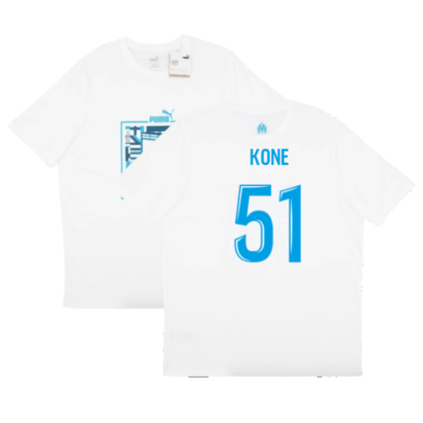 2024-2025 Marseille ftblCulture Tee (White) (Kone 51)