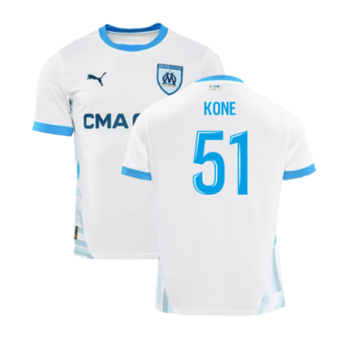 2024-2025 Marseille Home Shirt (Kone 51)