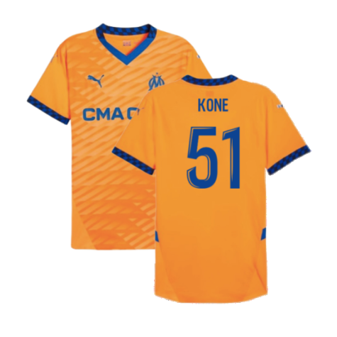 2024-2025 Marseille Third Authentic Shirt (Kone 51)