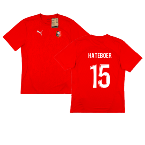 2024-2025 Stade Rennais Training Jersey (Red) (Hateboer 15)