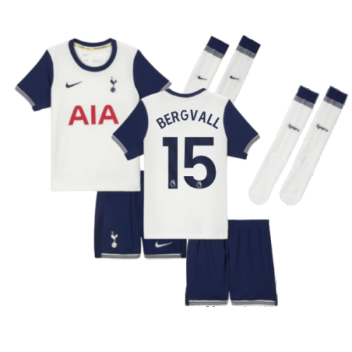 2024-2025 Tottenham Hotspur Home Mini Kit (Bergvall 15)