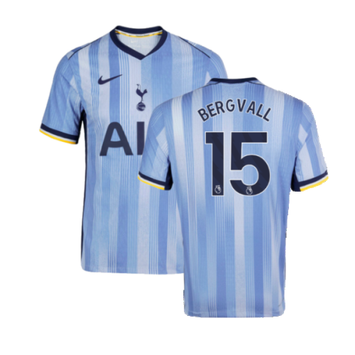 2024-2025 Tottenham Hotspur Authentic Away Shirt (Bergvall 15)