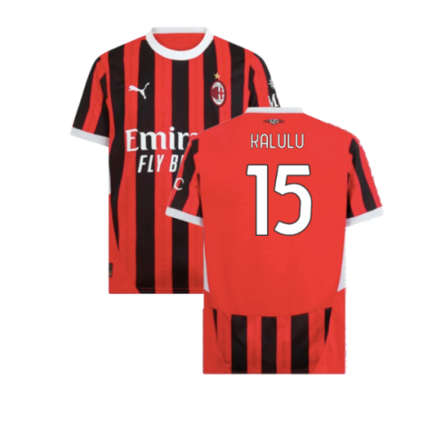 2024-2025 AC Milan Home Shirt (Kalulu 15)