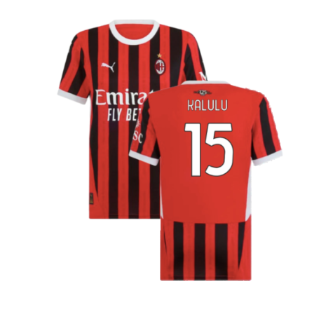 2024-2025 AC Milan Home Shirt (Womens) (Kalulu 15)