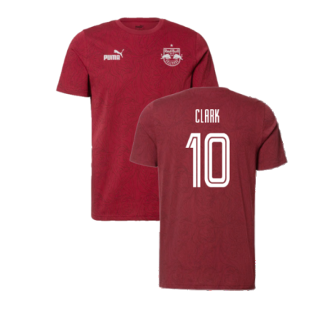 2024-2025 Red Bull Salzburg Training Shirt (Dark Clove) (Clark 10)