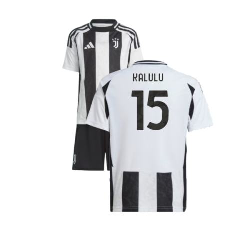 2024-2025 Juventus Home Mini Kit (Kalulu 15)