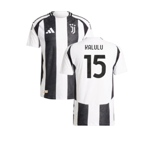 2024-2025 Juventus Authentic Home Shirt (Kalulu 15)