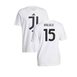 2024-2025 Juventus DNA Graphic Tee (White) (Kalulu 15) 2024-2025 Juventus DNA Graphic Tee (White) (Kalulu 15)