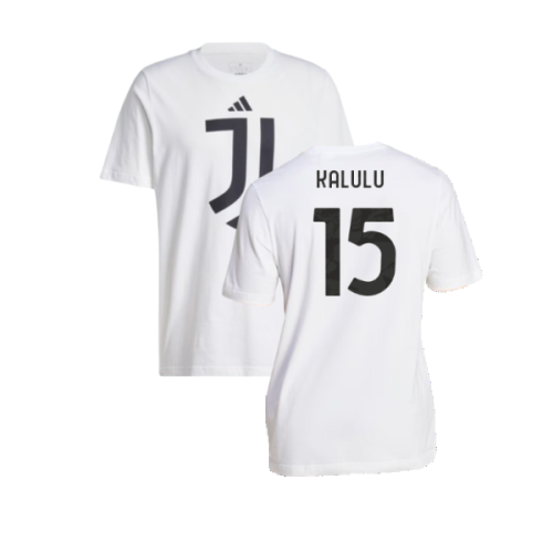 2024-2025 Juventus DNA Graphic Tee (White) (Kalulu 15)