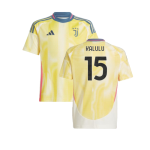 2024-2025 Juventus Away Shirt (Kids) (Kalulu 15)