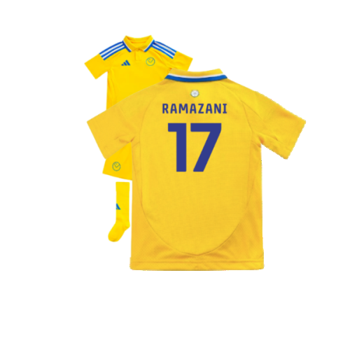 2024-2025 Leeds United Away Mini Kit (Ramazani 17)