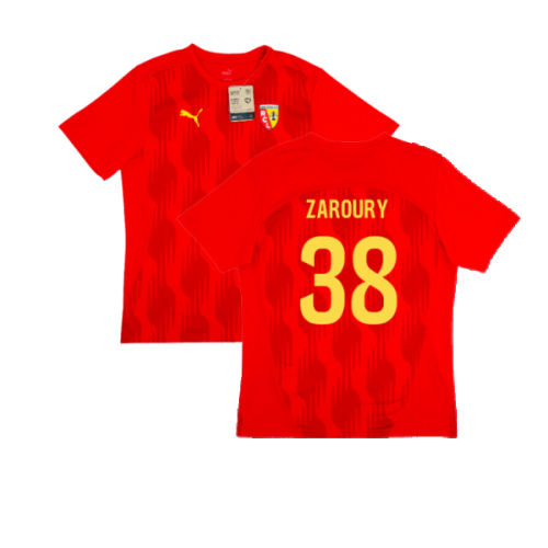 2024-2025 Racing Lens Pre-Match Shirt (Red) (Zaroury 38)