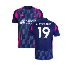 2024-2025 Nottingham Forest Away Shirt (Alex Moreno 19)