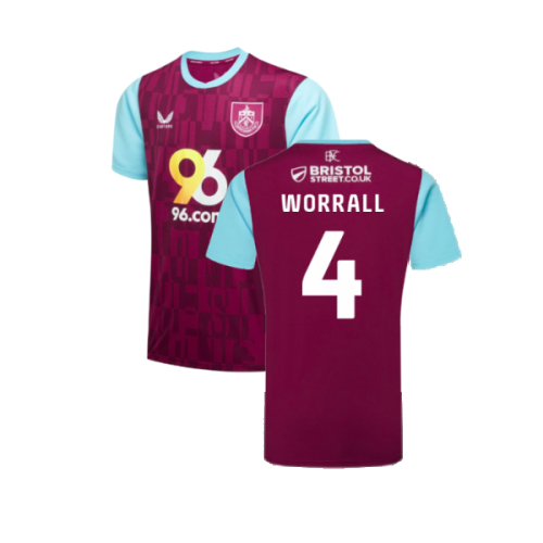 2024-2025 Burnley Home Shirt (Worrall 4)