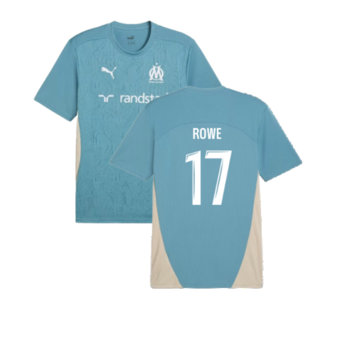 2024-2025 Marseille Training Shirt (Bold Blue) (Rowe 17)