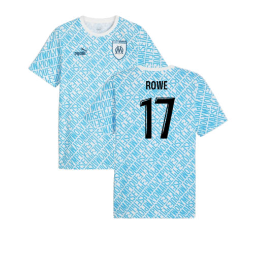 2024-2025 Marseille ftblCulture Tee AOP (Blue) (Rowe 17)