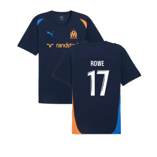 2024-2025 Marseille Training Shirt (Club Navy) (Rowe 17)