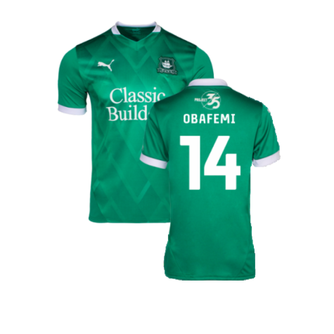 2024-2025 Plymouth Argyle Home Shirt (Obafemi 14)