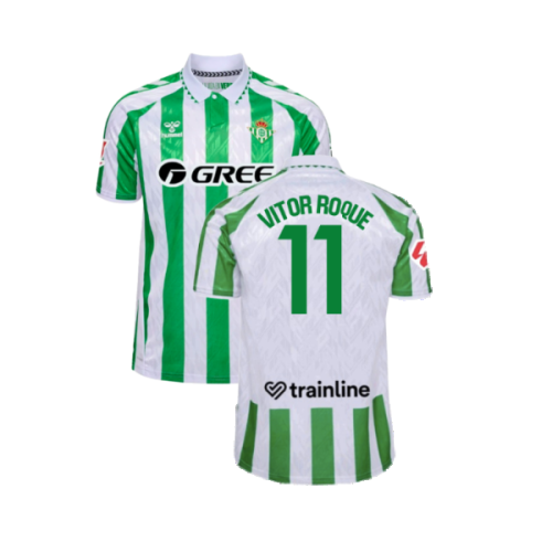 2024-2025 Real Betis Home Shirt (Kids) (Vitor Roque 11)