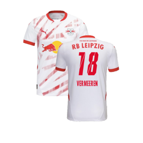 2024-2025 Red Bull Leipzig Home Shirt (Vermeeren 18)